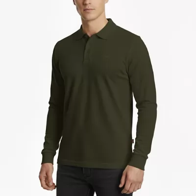 POLO A MANCHES DEPART HOMMES KAKI